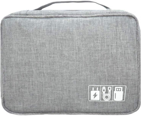 BYOYO Carrying Bag Case Storage Organizer for Projectors and Accessories (Grey, Single)