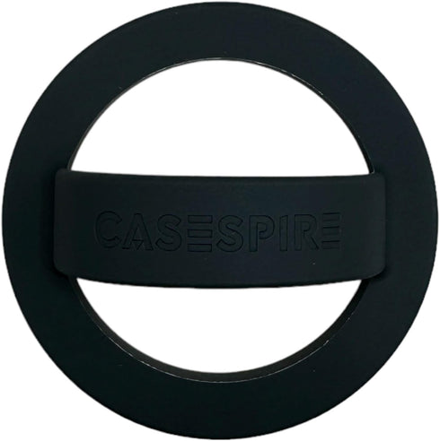 Magnetic Silicone Comfy Loop Grip Phone Holder, Compatible with MagSafe for iPhone 15/14/13/12 Series, Black