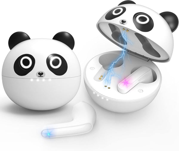 Mini Bluetooth Earbuds with Microphone, Wireless Earphones for Kids & Adults, IPX5 Waterproof, USB-C Charging