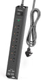 Surge Protector Power Strip with 6 AC Outlets and 4 USB Ports, 5ft Extension Cord for Home Office