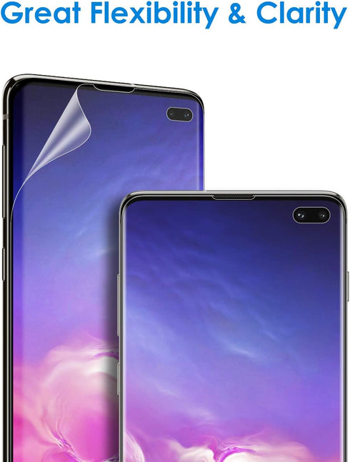 JETech Screen Protector for Samsung Galaxy S10 Plus, TPU Ultra HD Film, Case Friendly, 2-Pack