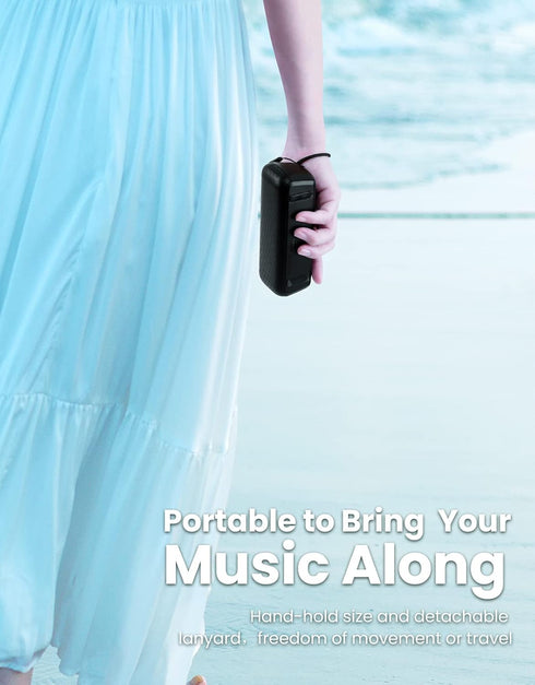 LENRUE Bluetooth Speaker, Wireless Portable Speakers with TWS, 12H Playtime, Clear Sound for Home, Travel, Outdoor