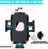 3 in 1 Car Phone Holder, Universal Dashboard Windshield Air Vent Mount, Suction Cup & Clip, Hands-Free for iPhone