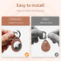 UNBREAKcable Apple AirTag Holder - 4 Pack, Waterproof TPU Shell Protective Case with Metal Keychain, Easy to Install,