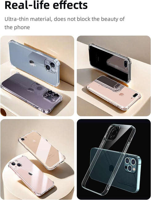 Clear Case for iPhone 11 - Military Grade Drop Protection, Non-Yellowing Armor, Shockproof Cover, Compatible with
