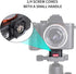 Quick Release Plate Kit, Camera Mount Adapter with 1/4 Inch Screw for DSLR, Tripod, and Gimbal