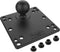 RAM Mounts 100x100mm VESA Plate with C Size 1.5" Ball, Model RAM-246U