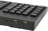 Dpofirs Left Handed Keyboard - 109 Keys Micro USB Ergonomic Layout, Plug and Play Office Keyboard for Business