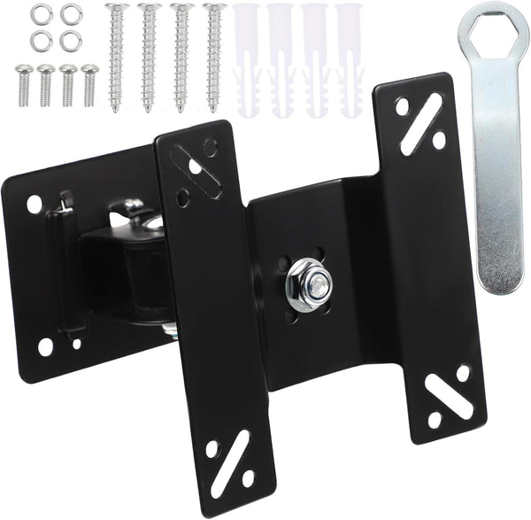 Luxshiny Rotatable Monitor Wall Mount Bracket 360 Swivel Tv Wall Stand for 14-27