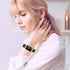 Resin Band Compatible with Fitbit Charge 4, Charge 3/3 SE, Women Men Rose Gold Buckle Wristband Strap