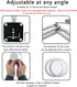Magnetic Phone Stand for Desk, Heightened Adjustable Foldable, Compatible with iPhone 15/14/13/12 All Series