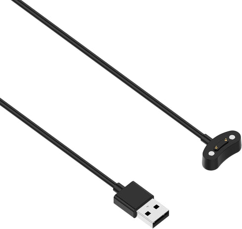 Charger Compatible with Ticwatch E3, Replacement Charging Cable Dock Cord Station USB Adapter - Black