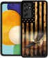 DAIZAG Samsung Galaxy A13 5G Case Compatible, Flying Eagle American Wood Grain Flag, Shockproof Anti-Scratch Protection