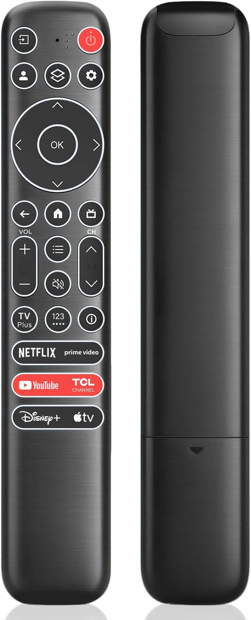 XGBFH Replacement Backlit Remote Control for TCL Google Smart TV, for TCL 4K
