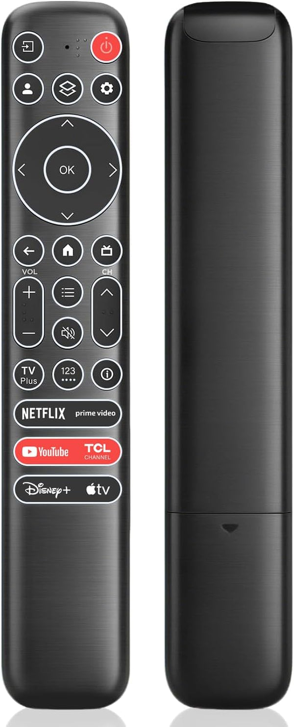 XGBFH Replacement Backlit Remote Control for TCL Google Smart TV, for TCL 4K