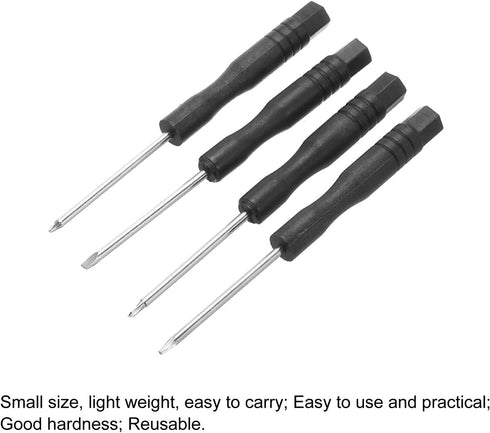 PATIKIL 9 in 1 Phone Pry Opening Tools Screwdriver Spudger Kit Set for Cellphone Mobile Phone Laptop PC Repair (P1.5,