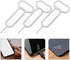 300pcs Set DOITOOL Sim Card Removal Tool and Ejector Pin Stainless Steel Mobile Phone Card Pin for Smartphone Sim Tray