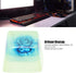 Zopsc Game Resin Keycap, Cute Custom Handmade Keycap for Game Players and Keyboard Enthusiasts (White Rose)
