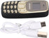 Jectse Mini Phone, Small Bluetooth Phone with Dual SIM, Unlocked Cell Phone with Voice Changer (Black and Gold)