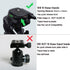 Tripod Quick Release Plate Camera Mount Adapter Replacement for CX-444, CX-888, CX-460, CX-470, CX-570 (Pack of 2)