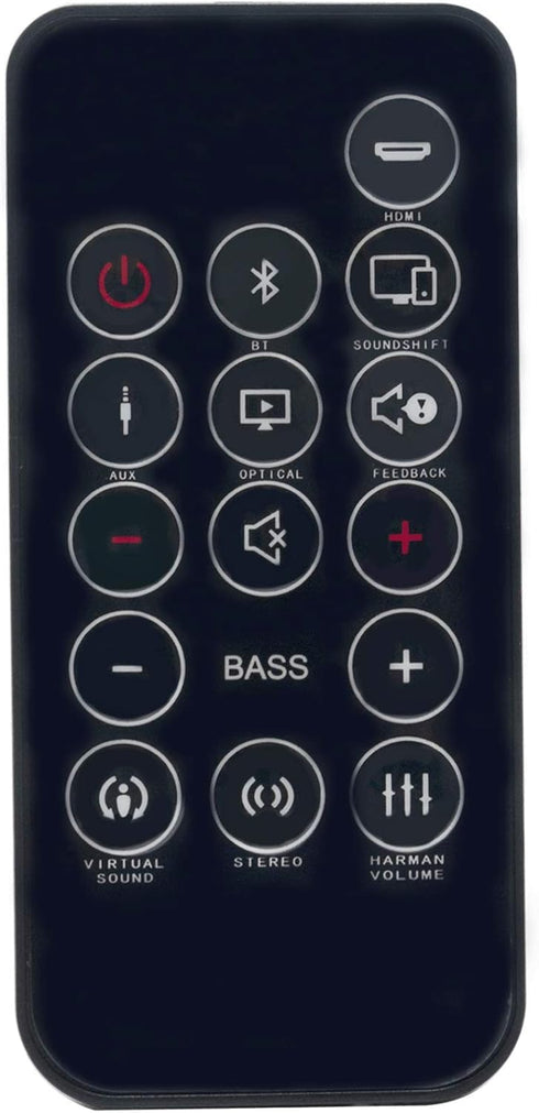 WINFLIKE Replacement Remote Control - Fit for JBL Cinema SB250 Soundbar Home Audio System, CINEMASB250, CINEMASB350