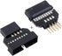 chenyang 2 Pack USB 2.0 Front Panel Header 9/10Pin Male/Female to 19/20Pin Connector Adapter