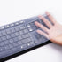 MUBUY-GOL Clear Keyboard Cover Design for Logitech MK235 K375 K375S, Waterproof & Dustproof Silicone Skin
