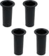 Geesatis 4 pcs Speaker Port Tubes 4.72" x 2" ABS Speaker Box Bass Air Port, Black