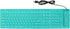 Foldable Silicone Keyboard, 108 Keys Waterproof Rollup USB Wired Keyboard for PC/Laptop/Notebook (Green)