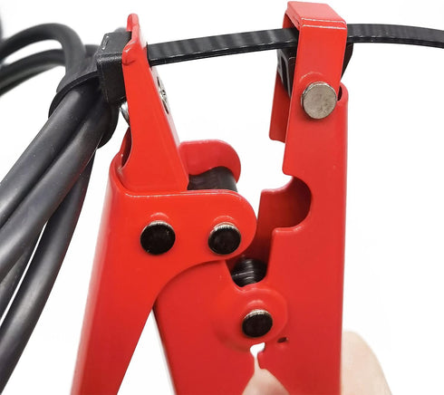 Zip Tie Tool, Zip Tie Gun for Tensioning and Cutting Plastic Nylon Cable Ties Under 3/8 Inch