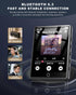 HOVOYNN 128GB MP3 5.3 2.8-inch MP3 Player with Bluetooth Touch Screen Digital Music Player Portable Player Bluetooth
