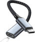 USB C to Lightning Audio Adapter for iPhone 15 Pro Max, USB Type C Male to Lightning Female Headphones Cable Converter