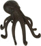 Brown Cast Iron Octopus Cell Phone Stand