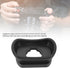 9g, Camera Eyecup, Soft Rubber, Lightweight Black - Blocks Stray Light, Comfortable Viewfinder Use for Cameras