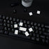 PBT Keycaps 129 Keys Minimalist Black Keycaps - Dye Sublimation Custom Keycaps for Cherry Gateron MX Switches Mechanical