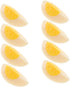 40pcs Yardwe Realistic Artificial Boiled Models for Decoration Photography and Props Fake Slices for Kitchen