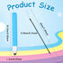 Kid-Friendly Stylus Pens for Touch Screens, Capacitive Stylus Pen with Tether Children's Crayon Stylus Pen Compatible with iPad iPhone Tablet Smartphones Touch Screen Devices (Blue)