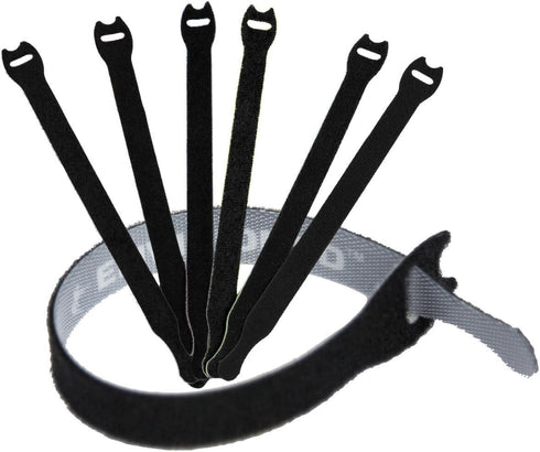 Cable Clips with 3M Adhesive, Multipurpose Wire Clamps for Cable Management - 50 Pack Black with 10 Reusable Ties