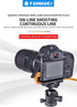 TONHOKJ Camera Cable Clamp Quick Release Plate, Aluminum DSLR Tethered Shooting Cable Lock Clip, HDMI USB Data Port