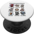 Cat Role Playing Game Cosplayer Costume with Cute Cat PopSockets Standard PopGrip