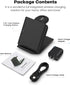 Fast Wireless Charger for Samsung - 2 in 1 Foldable Travel Charging Station, Compatible with Samsung Galaxy Z Flip