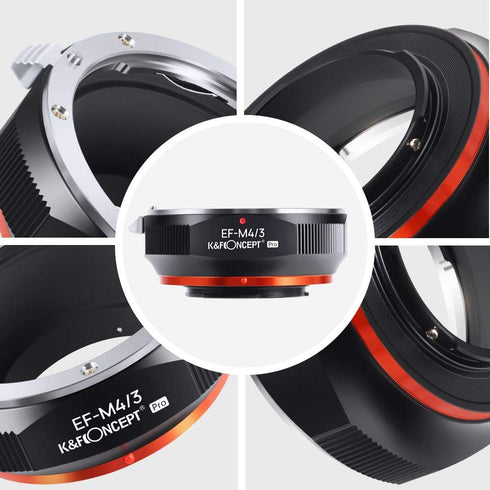 K&F Concept Lens Adapter for Canon EOS (EF/EF-S) D/SLR Lens to Micro Four Thirds Mount Mirrorless Camera