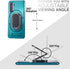 Phone Ring Holder Finger Kickstand, 360° Rotation Metal Grip Holder for Magnetic Car Mount