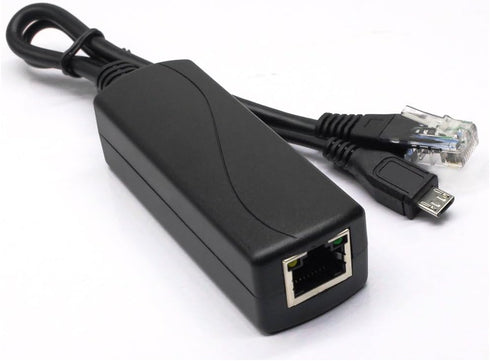 ANVISION Active 48V to 5V 2.4A PoE Splitter Adapter with Micro USB Plug, IEEE 802.3af Compliant for Tablets, Dropcam,