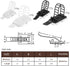 Adhesive Cable Management Clips, 50Pcs Adjustable Nylon Wire Clips with Strong Adhesive Tape & Extra Screw for Home