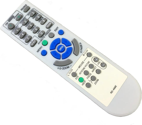 RD-469E Replacement Remote Control for NEC Projector NP-V302X, NP-UM351W, NP-V302W, NP-M403X, NP-P502HL
