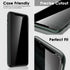 MICHETT CTREEY Anti-Scratch Tempered Glass Screen Protector for iPhone XS Max 2018 (16.5 inch, Black)
