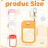 NCXFTP 4Pcs 1 oz/30 mL (4 Hand Sanitizer Silicone Case Compatible with Touchland, Protective Case with Keychain Fits