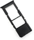 Single Sim Card Tray SD Card Holder Replacement for Samsung Galaxy A13 5G SM-A136U A136U1 S136DL USA Version (Black)