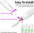 JOOSKO Pro/USB-C/2nd Gen/1st (4 Pack,Blue) Replacement Pencil Tips for Apple Pencil Gen Tips(with Storage